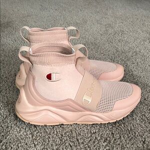 Champion Pink Slip-On Sneakers